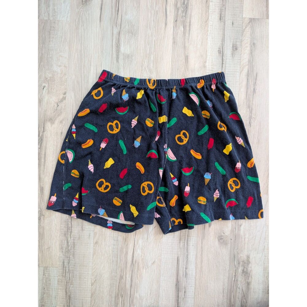 Hanna Andersson Women's Snack Print Pajama shorts, Large (C6)
